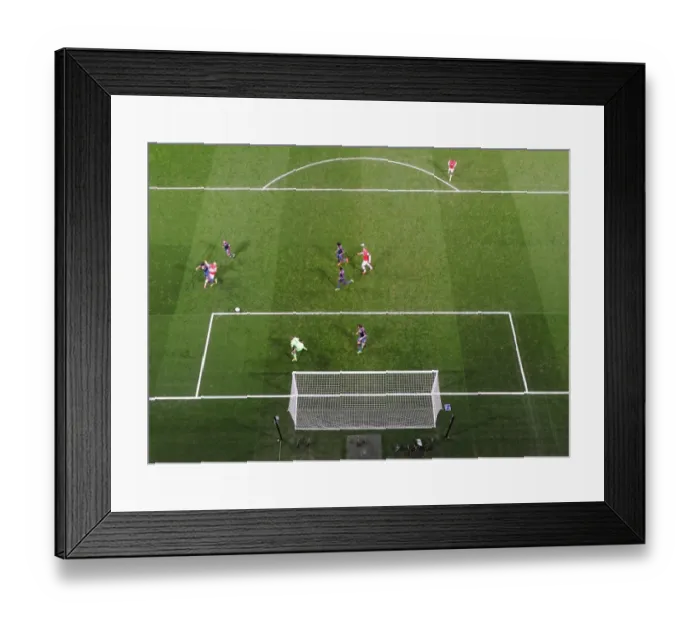 Framed Print : Arsenal 0: 2 Bayern Munich. UEFA Champions League. Round of 16, 1st Leg. Emirates Stadium, 19  /  2  /  14