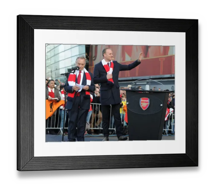 Framed Print : Arsenal Honors Dennis Bergkamp with Statue Unveiling Framed Print : Arsenal Honors Dennis Bergkamp with Statue Unveiling