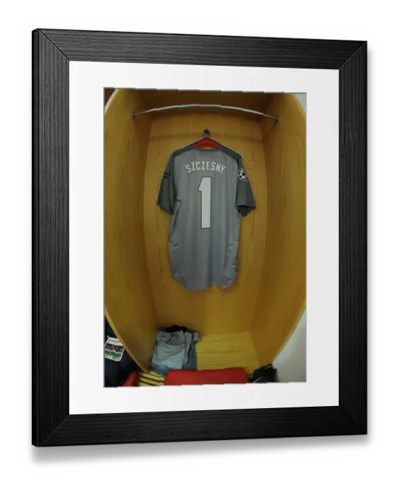 Framed Print : Arsenal FC: Wojciech Szczesny's Kit Ready for Bayern Munich Showdown (UEFA Champions League 2014) Framed Print : Arsenal FC: Wojciech Szczesny's Kit Ready for Bayern Munich Showdown (UEFA Champions League 2014)