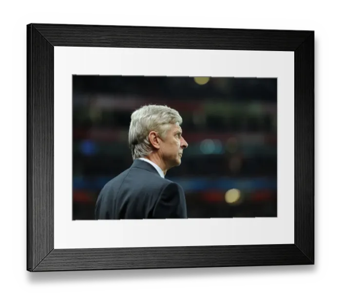 Framed Print : Arsene Wenger: Arsenal Manager Awaits Bayern Munich Challenge in Champions League (2013-14) Framed Print : Arsene Wenger: Arsenal Manager Awaits Bayern Munich Challenge in Champions League (2013-14)