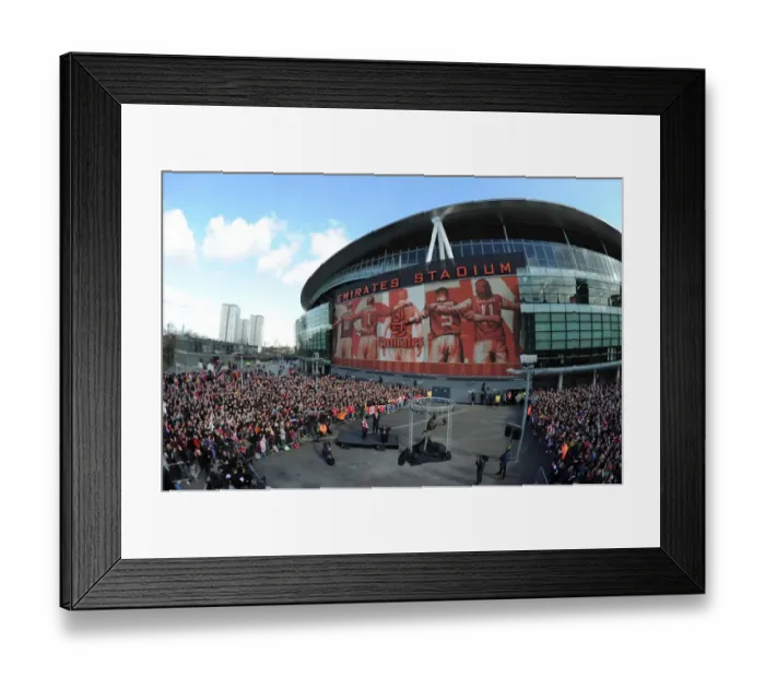 Framed Print : Dennis Bergkamp Honored with Statue Unveiling at Arsenal's Emirates Stadium Framed Print : Dennis Bergkamp Honored with Statue Unveiling at Arsenal's Emirates Stadium