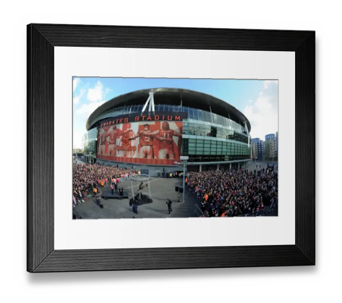 Framed Print : Dennis Bergkamp Honored with Statue Unveiling at Arsenal's Emirates Stadium Framed Print : Dennis Bergkamp Honored with Statue Unveiling at Arsenal's Emirates Stadium