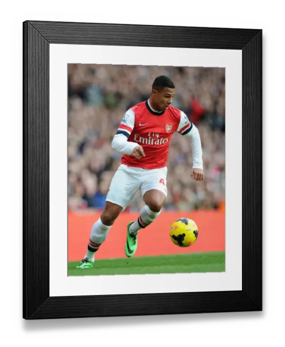 Framed Print : Serge Gnabry in Action: Arsenal vs Sunderland, Premier League 2013-14 Framed Print : Serge Gnabry in Action: Arsenal vs Sunderland, Premier League 2013-14