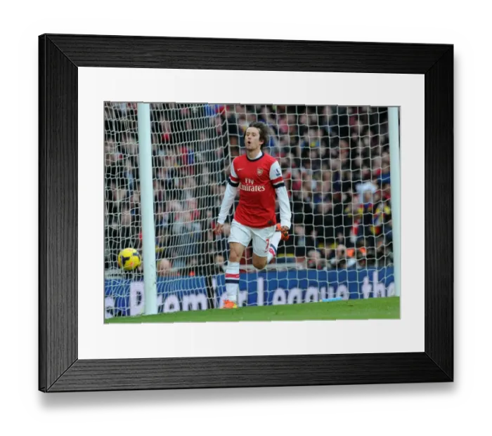 Framed Print : Tomas Rosicky's Stunner: Arsenal's Triumph Over Sunderland (2013-14)