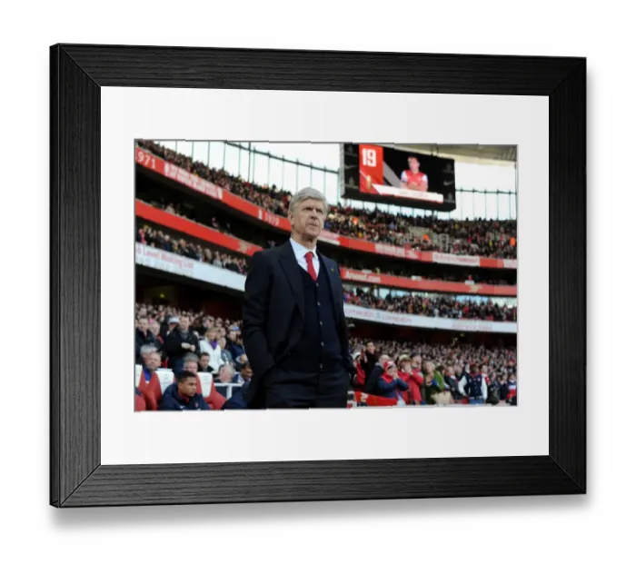 Framed Print : Arsene Wenger: Arsenal Manager Before Arsenal vs Sunderland, 2013-14 Framed Print : Arsene Wenger: Arsenal Manager Before Arsenal vs Sunderland, 2013-14