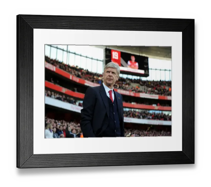 Framed Print : Arsene Wenger: Arsenal Manager Before Arsenal vs Sunderland, 2013-14 Framed Print : Arsene Wenger: Arsenal Manager Before Arsenal vs Sunderland, 2013-14
