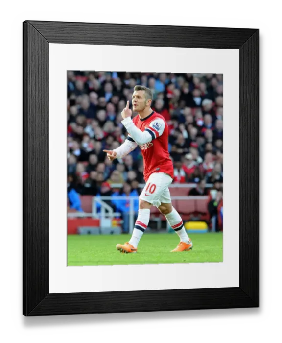 Framed Print : Jack Wilshere: Arsenal Midfielder in Action against Sunderland, Premier League 2013-14 Framed Print : Jack Wilshere: Arsenal Midfielder in Action against Sunderland, Premier League 2013-14