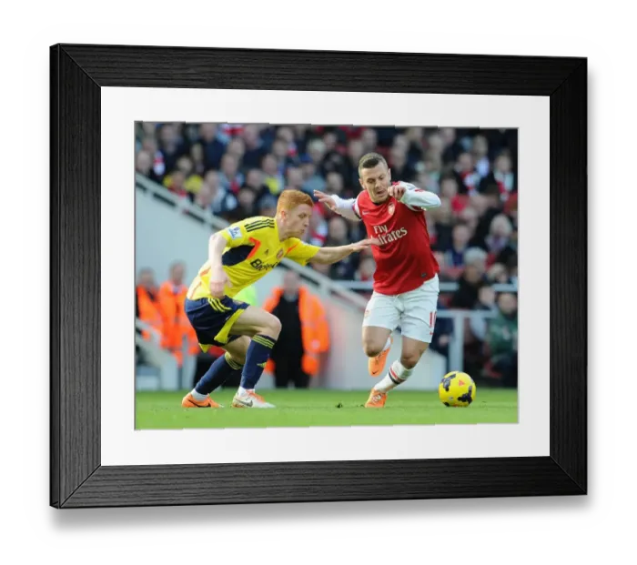 Framed Print : Jack Wilshere's Midfield Magic: Outmaneuvering Jack Colback (Arsenal vs Sunderland, Premier League 2013-14) Framed Print : Jack Wilshere's Midfield Magic: Outmaneuvering Jack Colback (Arsenal vs Sunderland, Premier League 2013-14)