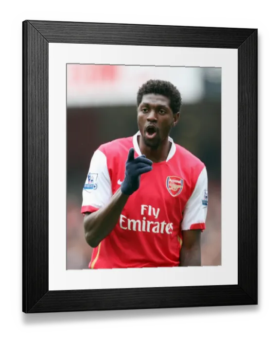 Framed Print : Emmanuel Adebayor (Arsenal) Framed Print : Emmanuel Adebayor (Arsenal)