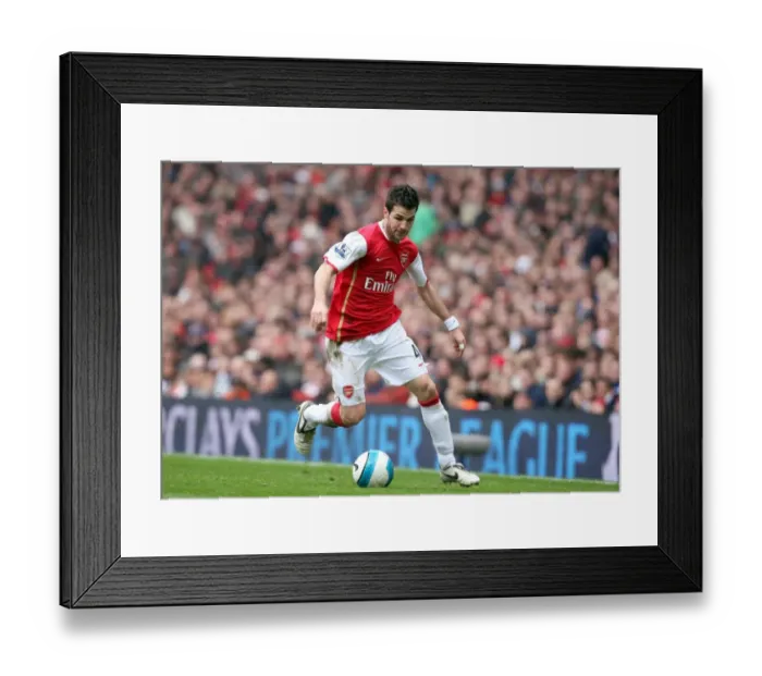 Framed Print : Cesc Fabregas's Brilliant Performance: Arsenal 2-0 Reading, Barclays Premier League, Emirates Stadium (April 19, 2008)