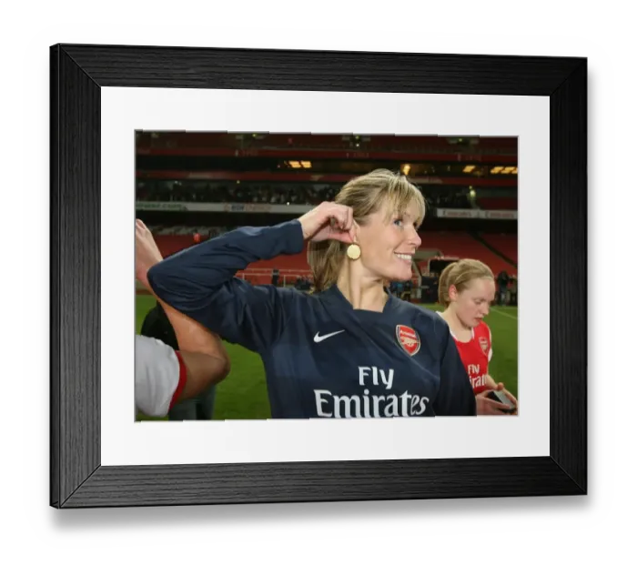 Framed Print : Emma Byrne in Action: Arsenal Ladies Triumph Over Chelsea 4-1 Framed Print : Emma Byrne in Action: Arsenal Ladies Triumph Over Chelsea 4-1