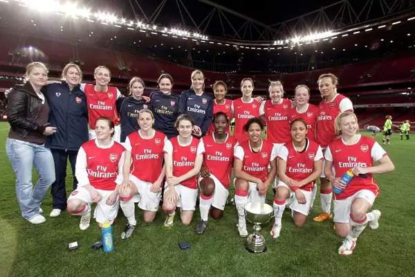 Arsenal Ladies with the Premier League