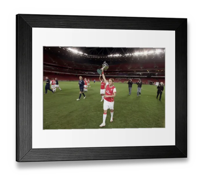 Framed Print : Alex Scott (Arsenal) with the Premier League