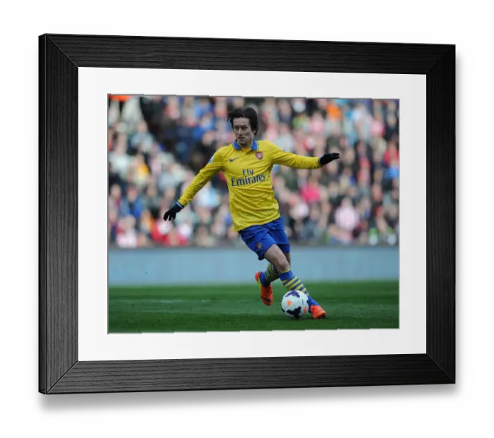 Framed Print : Tomas Rosicky: In Action for Arsenal vs Stoke City, Premier League 2013-14 Framed Print : Tomas Rosicky: In Action for Arsenal vs Stoke City, Premier League 2013-14