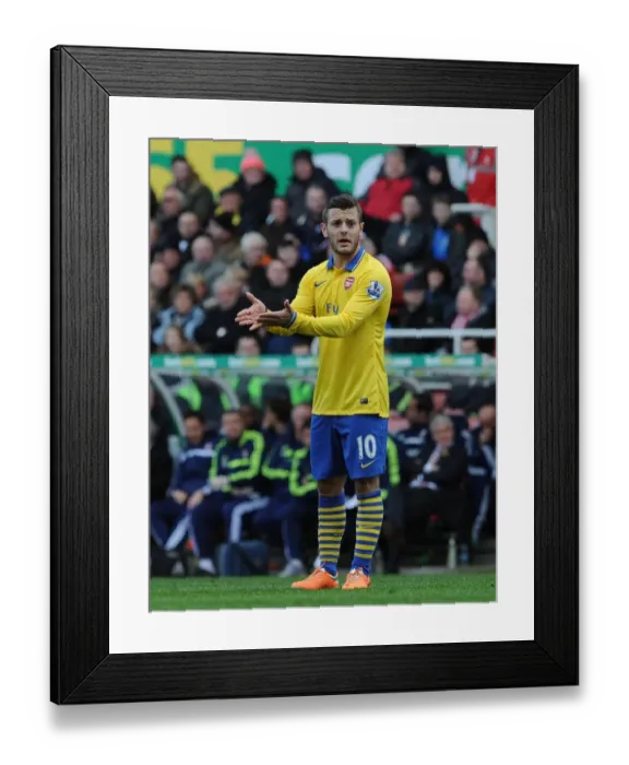 Framed Print : Jack Wilshere in Action: Stoke City vs. Arsenal, Premier League 2013-14 Framed Print : Jack Wilshere in Action: Stoke City vs. Arsenal, Premier League 2013-14