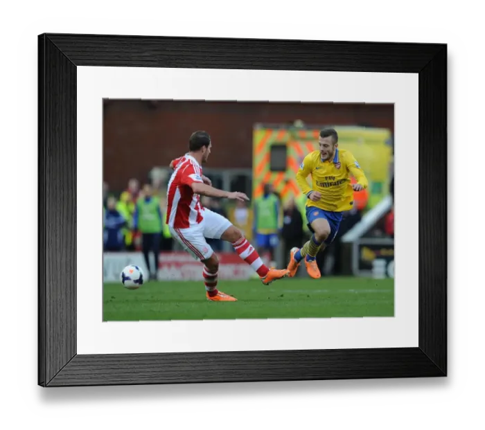 Framed Print : Jack Wilshere vs Erik Pieters: Battle at Britannia Stadium - Stoke City vs Arsenal, Premier League 2013-14 Framed Print : Jack Wilshere vs Erik Pieters: Battle at Britannia Stadium - Stoke City vs Arsenal, Premier League 2013-14