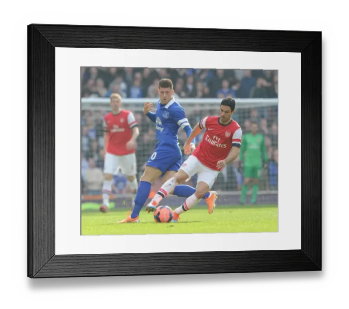 Framed Print : Clash of Midfield Maestros: Arteta vs. Barkley in FA Cup Quarter-Final Showdown Framed Print : Clash of Midfield Maestros: Arteta vs. Barkley in FA Cup Quarter-Final Showdown