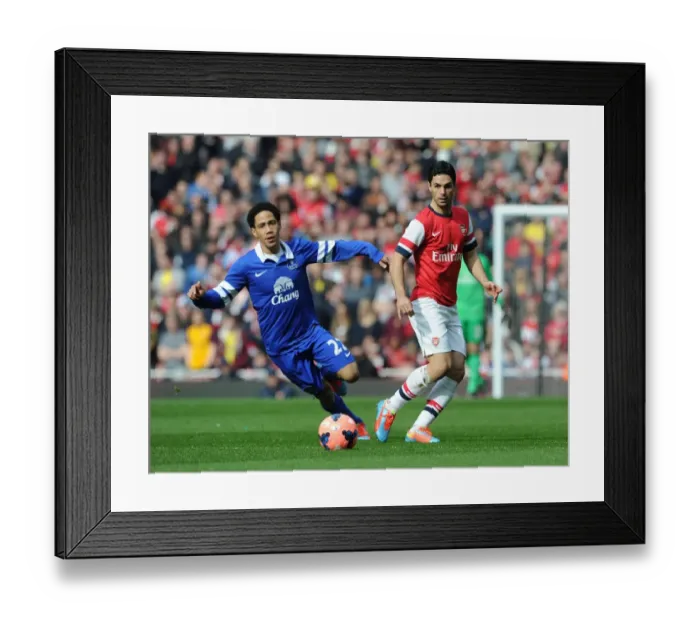 Framed Print : Mikel Arteta vs. Steven Pienaar: FA Cup Quarter-Final Showdown Framed Print : Mikel Arteta vs. Steven Pienaar: FA Cup Quarter-Final Showdown