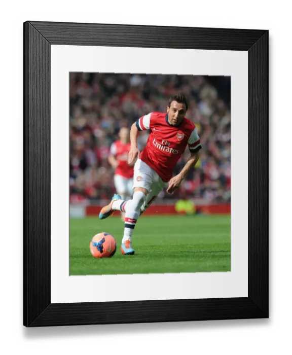 Framed Print : Santi Cazorla: Arsenal's Star Midfielder in FA Cup Action Against Everton Framed Print : Santi Cazorla: Arsenal's Star Midfielder in FA Cup Action Against Everton
