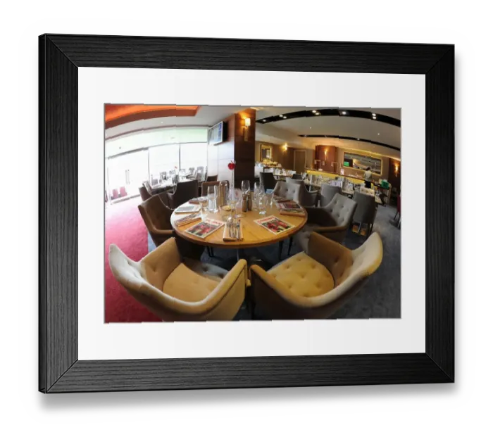 Framed Print : Directors Box at Emirates Stadium: Arsenal vs. Everton, FA Cup Quarter-Final