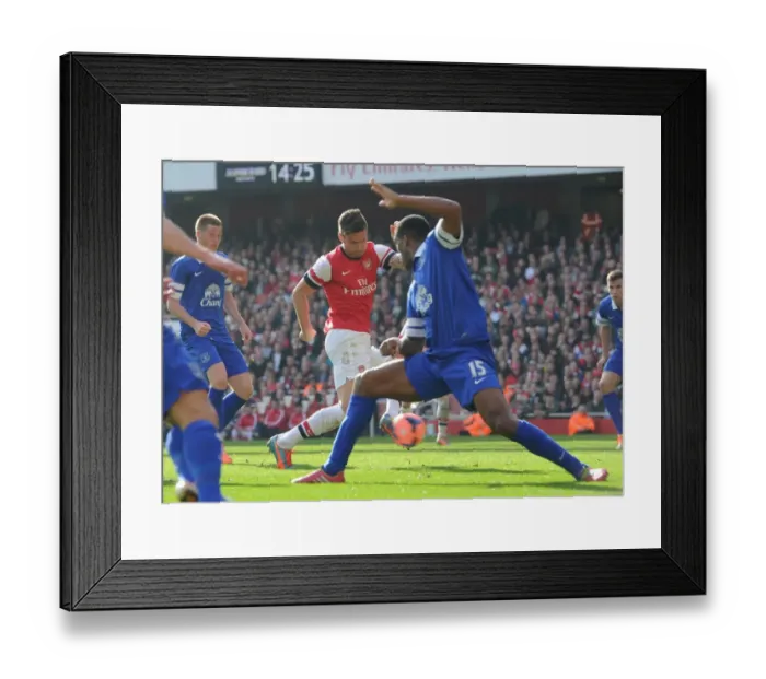 Framed Print : Giroud's Game-Winning Goal: Arsenal vs. Everton, FA Cup Quarter-Final Framed Print : Giroud's Game-Winning Goal: Arsenal vs. Everton, FA Cup Quarter-Final