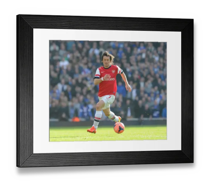 Framed Print : Tomas Rosicky in Action: Arsenal vs. Everton, FA Cup Quarter-Final Framed Print : Tomas Rosicky in Action: Arsenal vs. Everton, FA Cup Quarter-Final