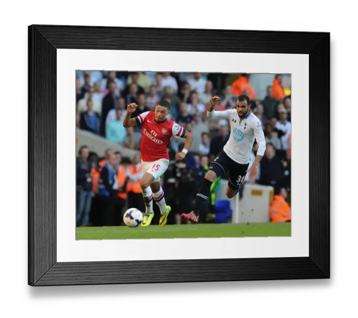 Framed Print : Midfield Showdown: Oxlade-Chamberlain vs. Sandro (Arsenal vs. Tottenham, 2013-14) Framed Print : Midfield Showdown: Oxlade-Chamberlain vs. Sandro (Arsenal vs. Tottenham, 2013-14)