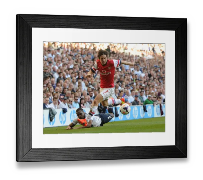 Framed Print : Clash of London Rivals: Rosicky vs. Rose - Premier League Showdown Framed Print : Clash of London Rivals: Rosicky vs. Rose - Premier League Showdown