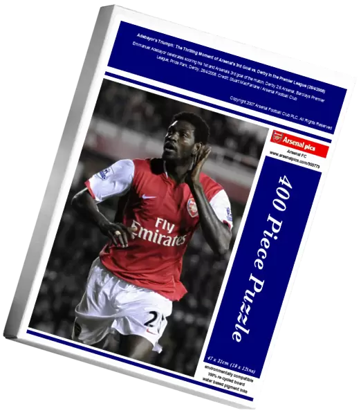 Adebayor's Triumph: The Thrilling Moment of Arsenal's 3rd Goal vs. Derby in the Premier League (28 / 4 / 2008)