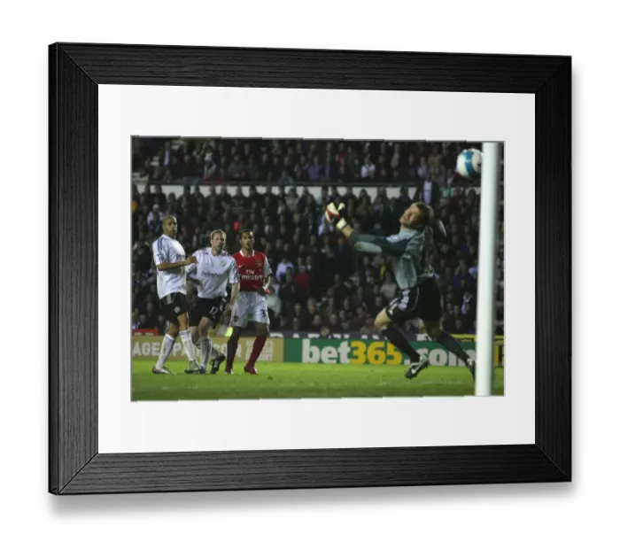 Framed Print : Theo Walcott's Stunner: Arsenal's Brilliant Goal vs. Derby (4-2), 2008