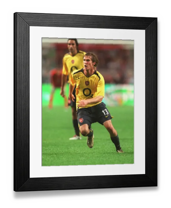 Framed Print : Alex Hleb's Game-Winning Goal: Arsenal's Triumph at Ajax Arena, Amsterdam, 2005 Framed Print : Alex Hleb's Game-Winning Goal: Arsenal's Triumph at Ajax Arena, Amsterdam, 2005