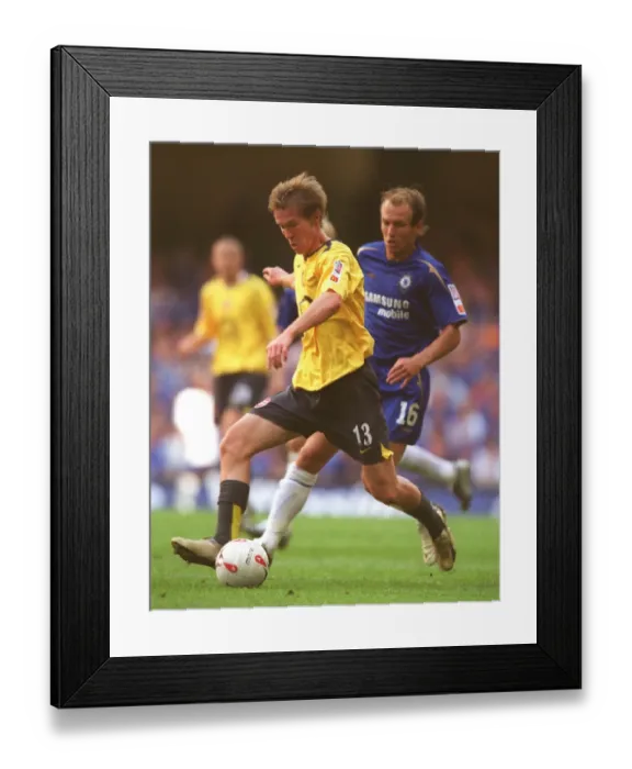 Framed Print : Alex Hleb (Arsenal) Arjen Robben (Chelsea). Arsenal 1: 2 Chelsea