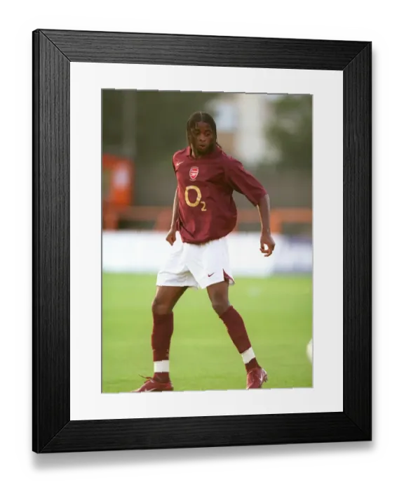 Framed Print : Alex Song in Action: Arsenal Reserves Crush Leicester City Reserves 5-2