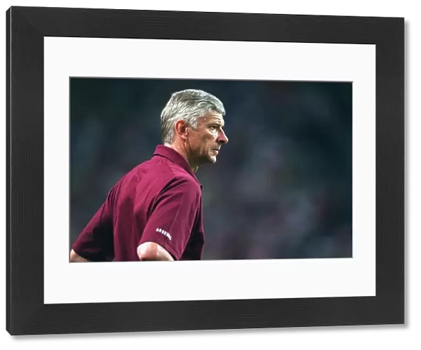 Arsene Wenger the Arsenal Manager. Ajax 0: 1 Arsenal