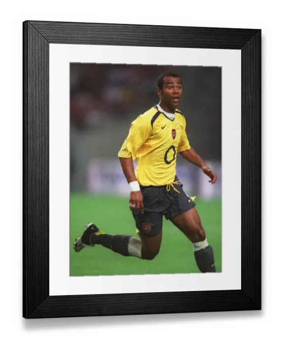 Framed Print : Ashley Cole Scores the Winning Goal: Arsenal's Victory over Ajax in Amsterdam Tournament, 2005