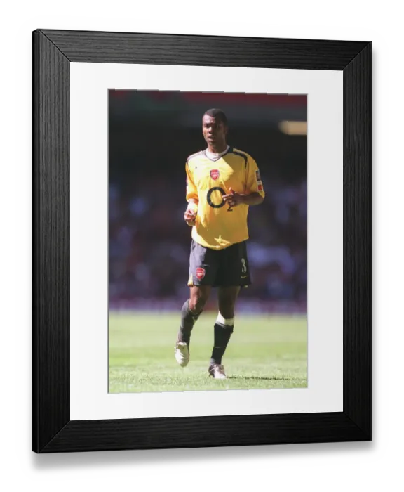 Framed Print : Arsenal vs. Chelsea Showdown: Ashley Cole in Action at The Millennium Stadium, FA Community Shield 2005 Framed Print : Arsenal vs. Chelsea Showdown: Ashley Cole in Action at The Millennium Stadium, FA Community Shield 2005