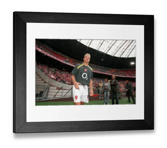 Framed Print : Dennis Bergkamp's Game-Winning Goal: Arsenal 2-1 Porto, Amsterdam Tournament 2005 Framed Print : Dennis Bergkamp's Game-Winning Goal: Arsenal 2-1 Porto, Amsterdam Tournament 2005