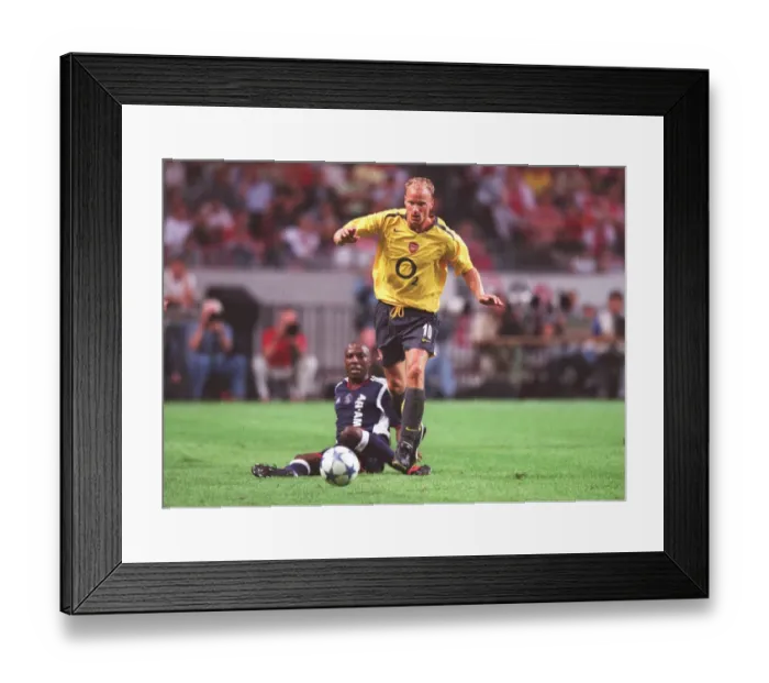 Framed Print : Dennis Bergkamp Outshines Hatem Trabelsi: Arsenal's Victory Over Ajax in the Amsterdam Tournament, 2005 Framed Print : Dennis Bergkamp Outshines Hatem Trabelsi: Arsenal's Victory Over Ajax in the Amsterdam Tournament, 2005