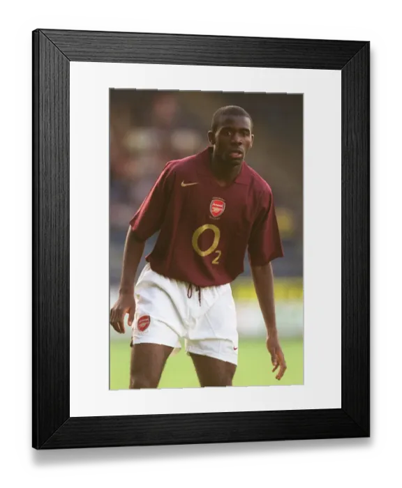 Framed Print : Fabrice Muamba in Action: Arsenal's Dramatic 3-3 Draw with Beveren, 2005 Framed Print : Fabrice Muamba in Action: Arsenal's Dramatic 3-3 Draw with Beveren, 2005
