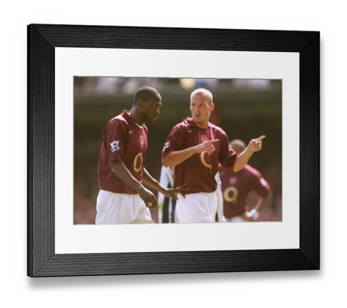 Framed Print : Freddie Ljungberg and Lauren (Arsenal). Arsenal 2: 0 Newcastle United Framed Print : Freddie Ljungberg and Lauren (Arsenal). Arsenal 2: 0 Newcastle United
