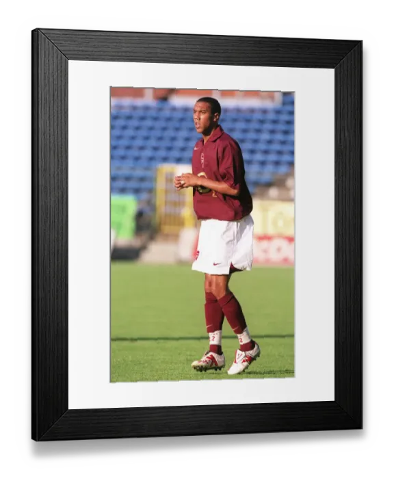 Framed Print : Arsenal's Gael Clichy in Action during Pre-Season Friendly against Beveren, 2005 Framed Print : Arsenal's Gael Clichy in Action during Pre-Season Friendly against Beveren, 2005