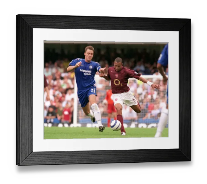 Framed Print : Gilberto's Victory: Chelsea 1 - Arsenal 0, FA Premier League, 2005 Framed Print : Gilberto's Victory: Chelsea 1 - Arsenal 0, FA Premier League, 2005
