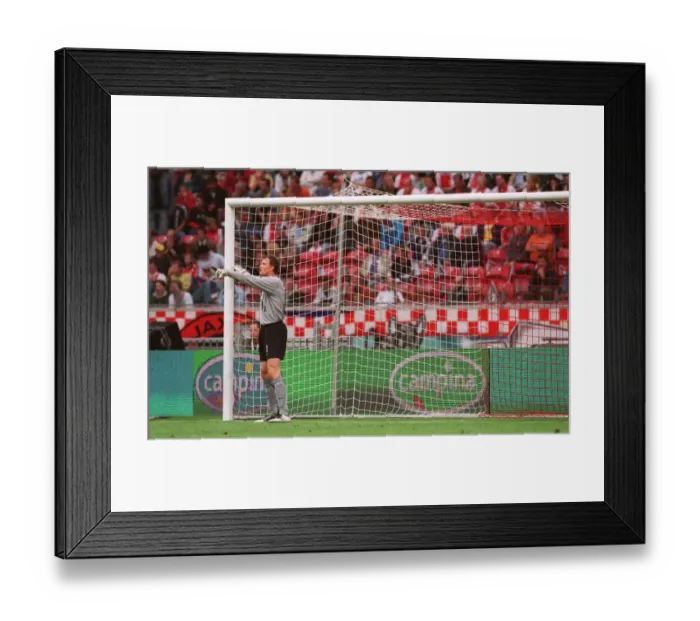 Framed Print : Jens Lehmann (Arsenal). Arsenal 2: 1 Porto. The Amsterdam Tournament