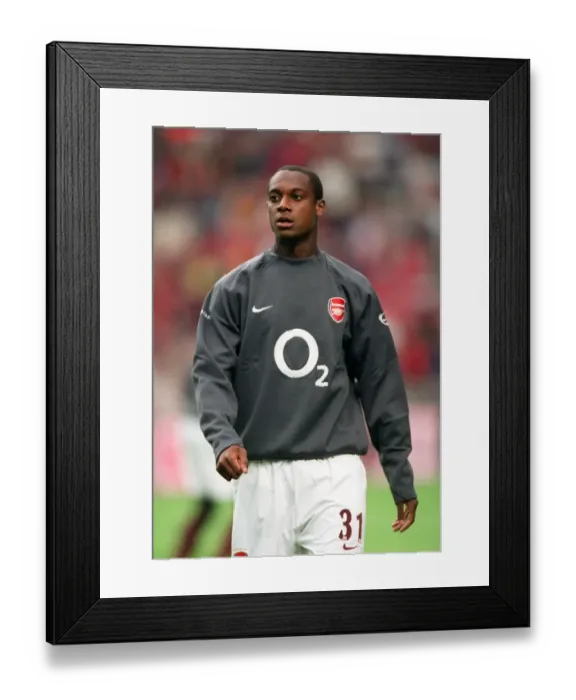 Framed Print : Justin Hoyte (Arsenal). Arsenal 2: 1 Porto. The Amsterdam Tournament