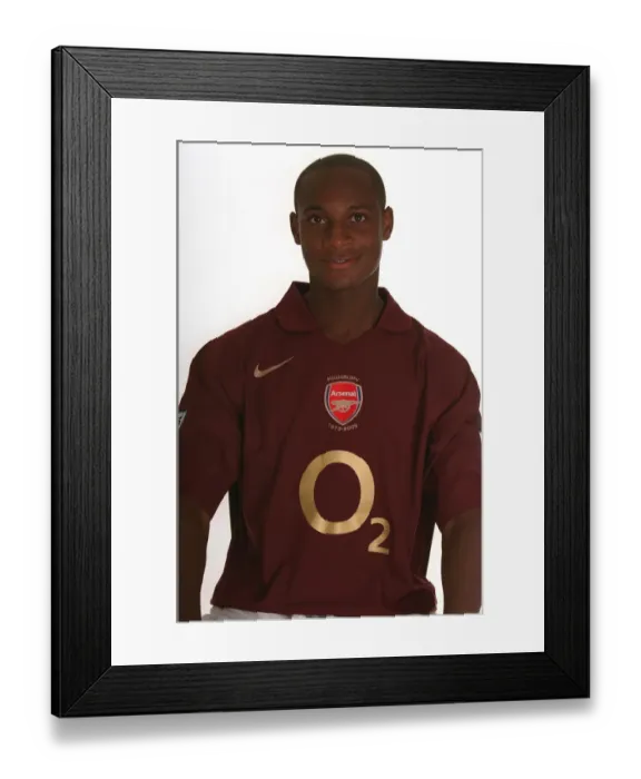 Framed Print : Arsenal 1st Team Photocall. Arsenal Stadium, Highbury, London, 4  /  8  /  05