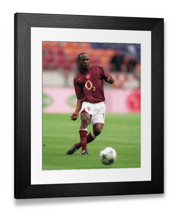 Framed Print : Arsenal's Lauren Celebrates 2-1 Victory Over Porto at the Amsterdam Tournament, 2005 Framed Print : Arsenal's Lauren Celebrates 2-1 Victory Over Porto at the Amsterdam Tournament, 2005