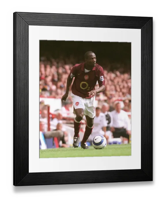 Framed Print : Arsenal's Lauren Celebrates 2-0 Victory Over Newcastle United at Highbury, FA Premier League 2005 Framed Print : Arsenal's Lauren Celebrates 2-0 Victory Over Newcastle United at Highbury, FA Premier League 2005