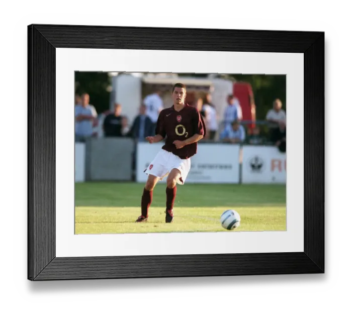 Framed Print : Matthew Connolly Scores for Arsenal Reserves Against Coventry City, FA Premier Reserve League South, Rugby Football Club, August 16, 2005