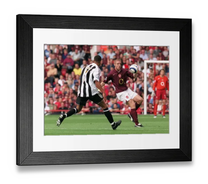 Framed Print : Philippe Senderos (Arsenal) Jermaine Jenas (Newcastle) Framed Print : Philippe Senderos (Arsenal) Jermaine Jenas (Newcastle)
