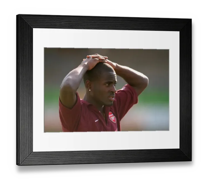 Framed Print : Quincy Owusu-Abeyie in Action: Arsenal vs Beveren Friendly, 2005 Framed Print : Quincy Owusu-Abeyie in Action: Arsenal vs Beveren Friendly, 2005